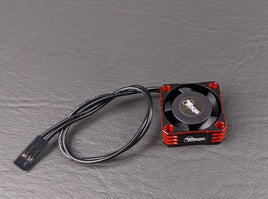 Tekin - Fan 25x25x10 Hiflow Black/Red, 2pin 180mm - Hobby Recreation Products