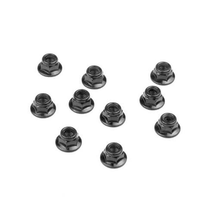 TKR1214-M5-Locknuts-flanged,-Black,