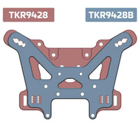 Tekno R/C - Shock Tower (Front, Lightened, 7075 CNC, GM Anodized, ET/NT48 2.0)