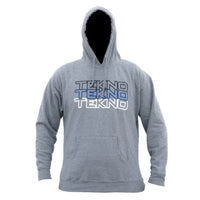 Tekno R/C - Pull Over Hoodie (Stacked Logo, Gray, Medium)