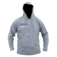 Tekno R/C - Zippered Hoodie (Stacked Logo, Gray, Large)