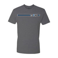 Tekno R/C - T-Shirt (Classic T Logo, Heavy Metal Heather, L)