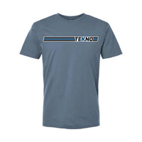 Tekno R/C - T-Shirt (Classic T Logo, Slate Blue Heather, M)