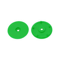 Whitz Racing - 1/10 Whiplash Rear 2.2" 12mm Sprint Car Wheels (2) with Inserts, Green - Hobby Recreation Products