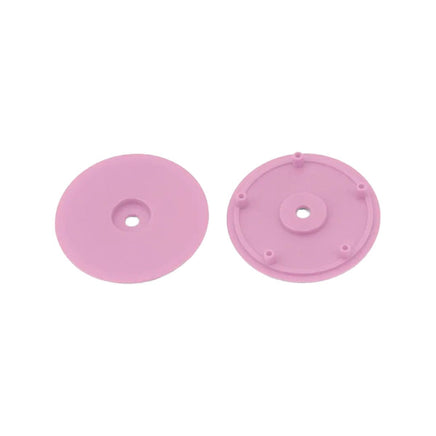Whitz Racing - 1/10 Whiplash Rear 2.2" 12mm Sprint Car Wheels (2) with Inserts, Pink - Hobby Recreation Products