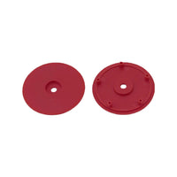 Whitz Racing - 1/10 Whiplash Rear 2.2" 12mm Sprint Car Wheels (2) with Inserts, Red - Hobby Recreation Products