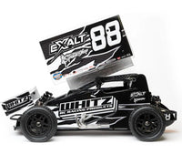 Whitz Racing - 1/10 Whiplash Rear 2.2" 12mm Sprint Car Wheels Only (2) - Hobby Recreation Products