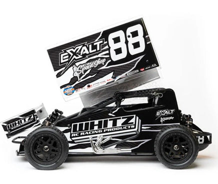 Whitz Racing - 1/10 Whiplash Rear 2.2" 12mm Sprint Car Wheels Only (2) - Hobby Recreation Products