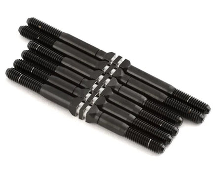 Whitz Racing - Custom Works Outlaw 4 - HyperMax 3.5mm Titanium Turnbuckle Kit, Black - Hobby Recreation Products