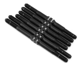 Whitz Racing - Custom Works Rocket 5 - HyperMax Titanium Turnbuckles, Black - Hobby Recreation Products