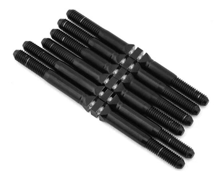 Whitz Racing - Custom Works Rocket 5 - HyperMax Titanium Turnbuckles, Black - Hobby Recreation Products