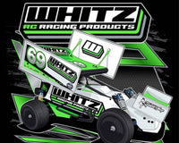 Whitz Racing - DirtOval T-Shirt (Black)(Large) - Hobby Recreation Products