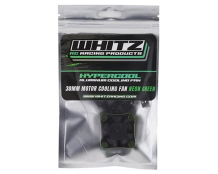 Whitz Racing - HyperCool Aluminum Cooling Fan - 30mm - Neon Green - Hobby Recreation Products