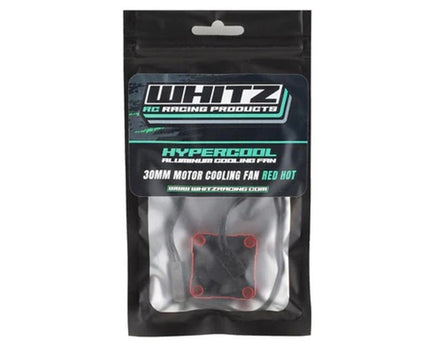 Whitz Racing - HyperCool Aluminum Cooling Fan - 30mm - Red Hot - Hobby Recreation Products