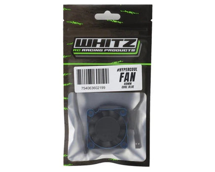 Whitz Racing - HyperCool Aluminum Cooling Fan - 40mm - Cool Blue - Hobby Recreation Products