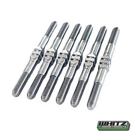 Whitz Racing - Schumacher Cougar LD2 - HyperMax 3.5mm Titanium Turnbuckle Kit, Natural - Hobby Recreation Products