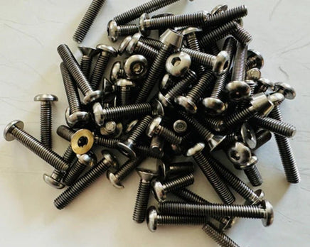 Whitz Racing - Team Associated B7 HyperLite Ti Upper Screw Kit (Natural) - Hobby Recreation Products