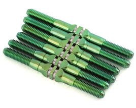 Whitz Racing - Team Associated B74.2 HyperMax Ti Turnbuckles (Green) - Hobby Recreation Products