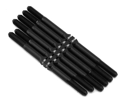 Whitz Racing - Team Associated SC6.4 HyperMax Titanium Turnbuckles Black - Hobby Recreation Products