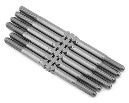 Whitz Racing - Team Associated SC6.4 HyperMax Titanium Turnbuckles, Natural - Hobby Recreation Products
