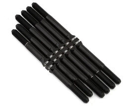Whitz Racing - Team Associated T6.4 - HyperMax Ti Turnbuckles, Black - Hobby Recreation Products