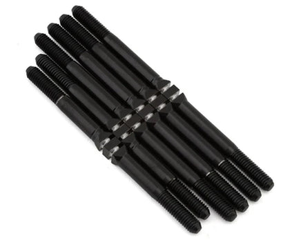 Whitz Racing - Team Associated T6.4 - HyperMax Ti Turnbuckles, Black - Hobby Recreation Products