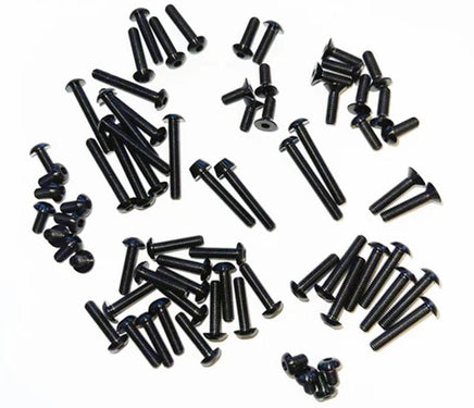 Whitz Racing - TLR 22 5.0 Elite - HyperLite 2.5MM Titanium Upper Screw Kit, Black - Hobby Recreation Products
