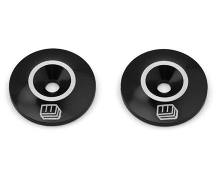 Whitz Racing - Wing Washers / Buttons Black (2) - Hobby Recreation Products