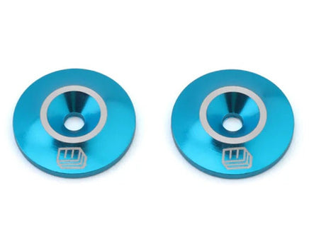 Whitz Racing - Wing Washers / Buttons Blue (2) - Hobby Recreation Products