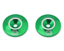 Whitz Racing - Wing Washers / Buttons Green (2) - Hobby Recreation Products