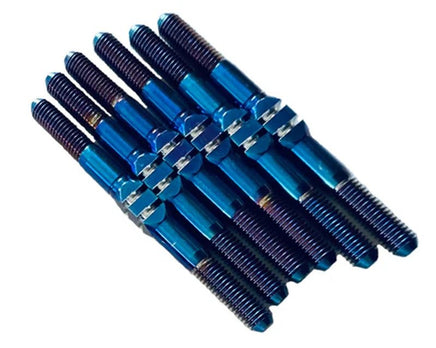 Whitz Racing - Xray XB2 2024 - HyperMax 3.5mm Titanium Turnbuckle Kit (Blue) - Hobby Recreation Products