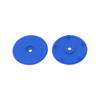 Whitz Racing - 1/10 Whiplash Front 2.2" 12mm Sprint Car Wheels (2) with Inserts, Blue