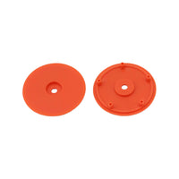 Whitz Racing - 1/10 Whiplash Front 2.2" 12mm Sprint Car Wheels (2) with Inserts, Orange