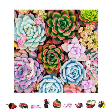 succulent puzzle 500 pieces Succulent Sensation Wooden Puzzle, 500 Pcs| Hobby Recreation Products