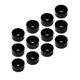 1UP Racing - 3x6x3mm Precision Aluminum Shims, Black, 12pcs - Hobby Recreation Products
