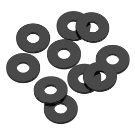 1UP Racing - 3x8x0.75mm Precision Aluminum Shims - Black - 10pcs - Hobby Recreation Products