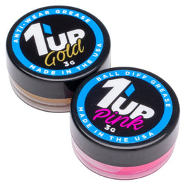 1UP Racing - Pro Ball Differential Grease Combo, Includes Gold and Pink - Hobby Recreation Products