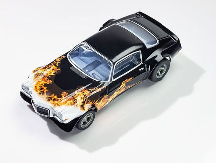 AFX Racing - 1970 Camaro Wildfire Black/Yellow/Orange HO Scale Slot Car - Hobby Recreation Products