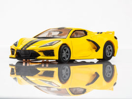 AFX Racing - Corvette C8, Accelerate Yellow, HO Scale Slot Car - Hobby Recreation Products