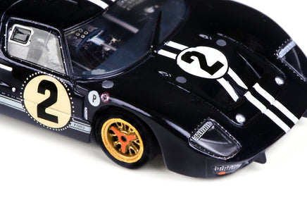 AFX Racing - Ford GT40 Mark IIB #2 Sebring, Nightmist Blue, HO Scale Slot Car - Hobby Recreation Products