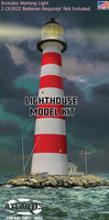 Atlantis Models - 1/160 Scale Lightouse with Light and Diorama Base - Hobby Recreation Products