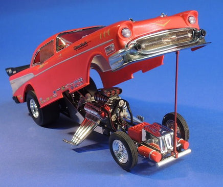 Atlantis Models - 1/24 Tom McEwen '57 Chevy Funny Car Plastic Model Kit, Skill Level 2 - Hobby Recreation Products