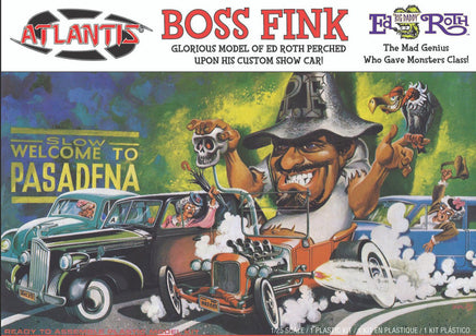 Atlantis Models - 1/25 Ed Roth Boss Fink Plastic Model Kit - Hobby Recreation Products