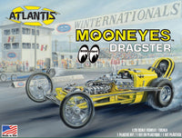 Atlantis Models - 1/25 Mooneyes Dragster Plastic Model Kit - Hobby Recreation Products