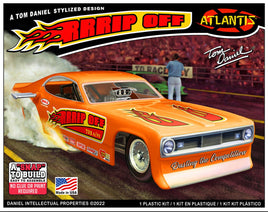 Atlantis Models - 1/32 Scale Snap Tom Daniel RRRRip Off Funny Car Plastic Model Kit - Hobby Recreation Products