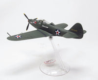 Atlantis Models - 1/46 P-39 Airacobra Shark Mouth Plastic Model Airplane Kit with Swivel Stand - Hobby Recreation Products