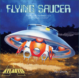 Atlantis Models - 1/72 The Flying Saucer UFO (Invaders) Plastic Model Kit, Skill Level 2 - Hobby Recreation Products