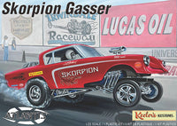 Atlantis Models - Keelers Kustom's Skorpion Gasser 1/25 Plastic Model Kit - Hobby Recreation Products