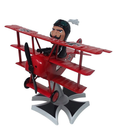 Atlantis Models - Red Baron Fokker Tri Plane Snap Plastic Model Kit, Skill Level 1 - Hobby Recreation Products