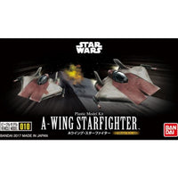 BANDAI - 010 A-Wing Star Fighter 2 Pack 1:144 Vehicle Model Kit, from "Star Wars" - Hobby Recreation Products